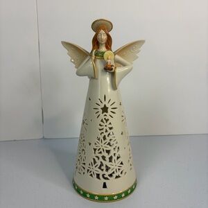 Kirkland Signature Light Up Angel Christmas Figurine Statue Colour Changing